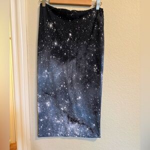 Galaxy Print Women's infinity scarf